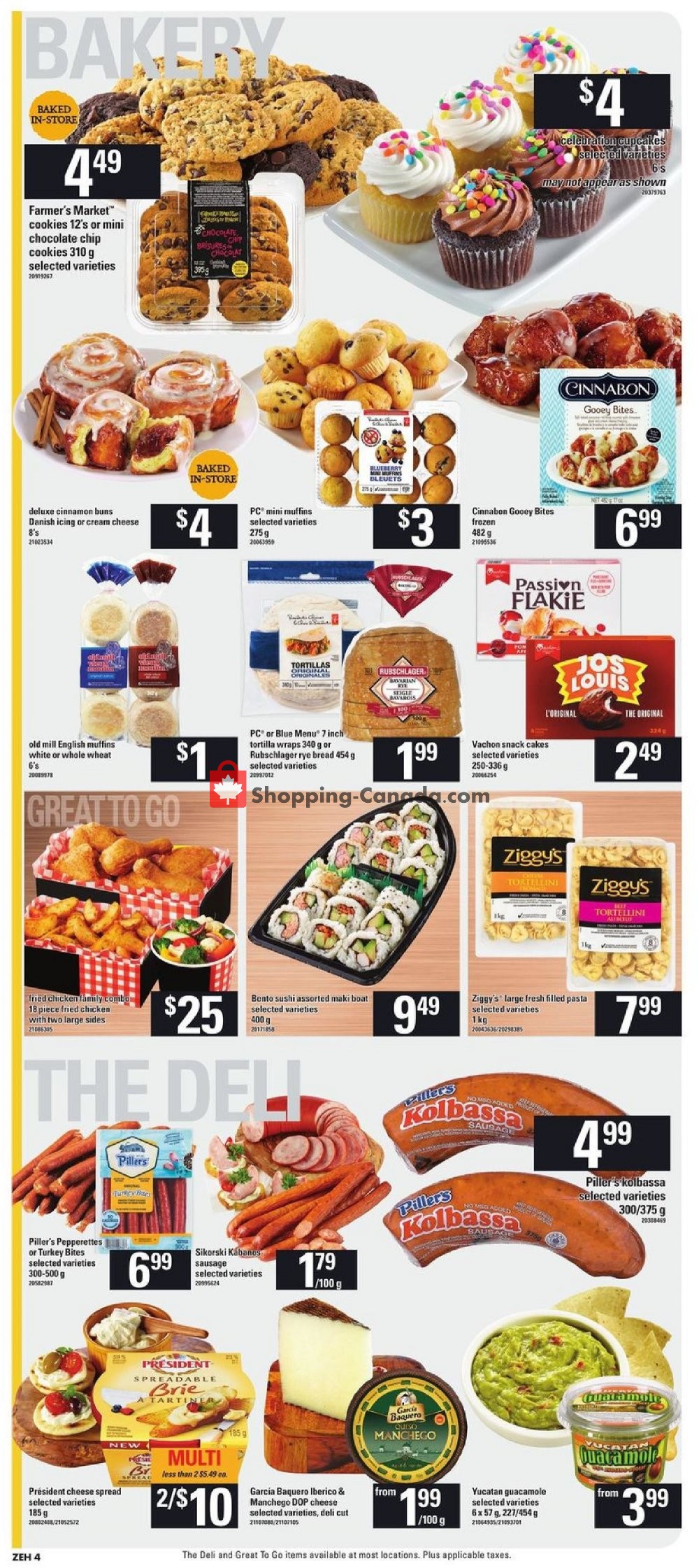 Zehrs flyer from Thursday October 11, 2018 to Wednesday October 17, 2018 - page 4