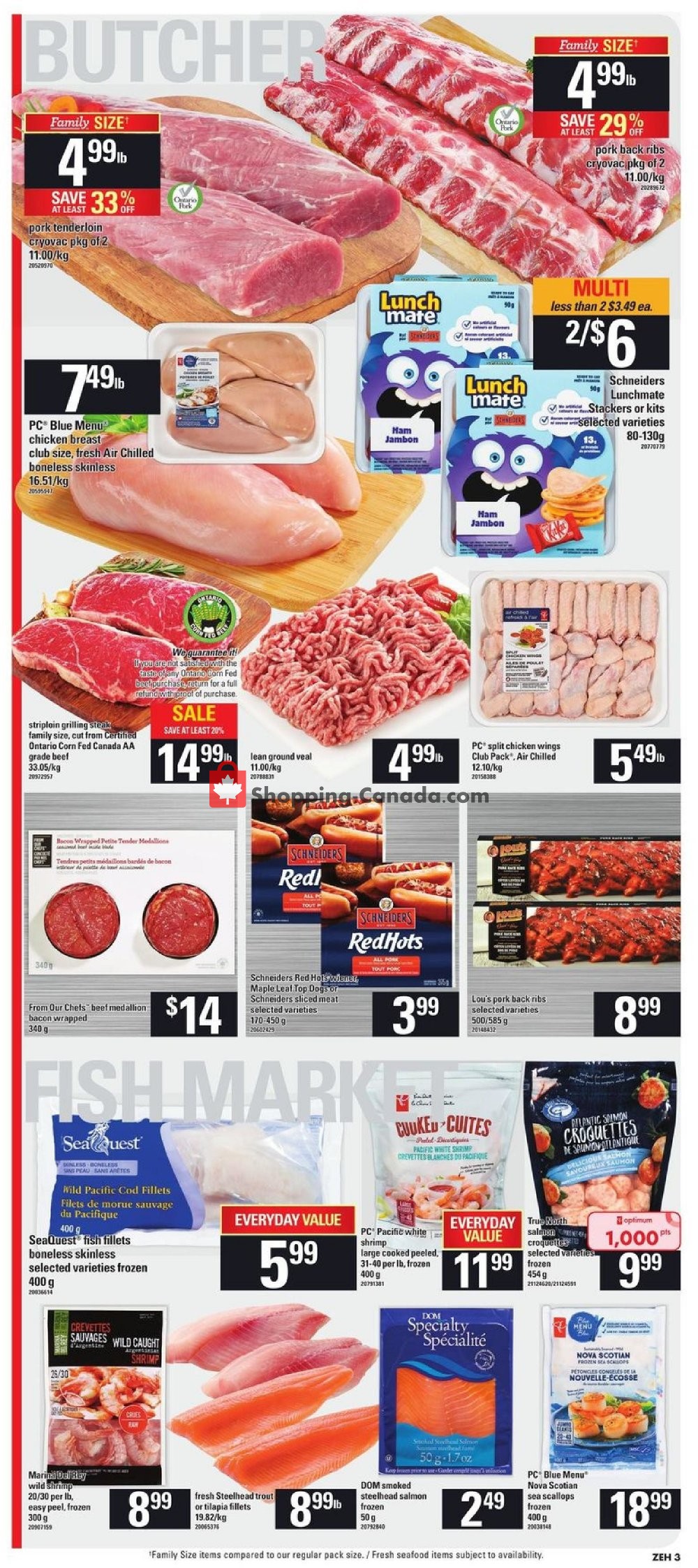 Zehrs flyer from Thursday October 18, 2018 to Wednesday October 24, 2018 - page 3