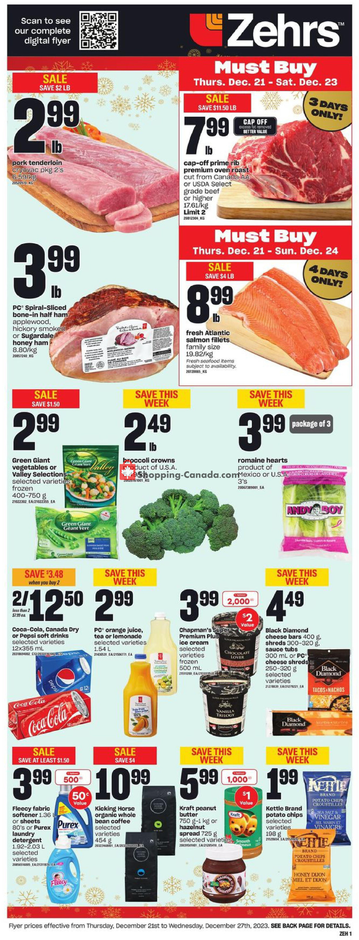Zehrs flyer from Thursday December 21, 2023 to Wednesday December 27, 2023 - page 4