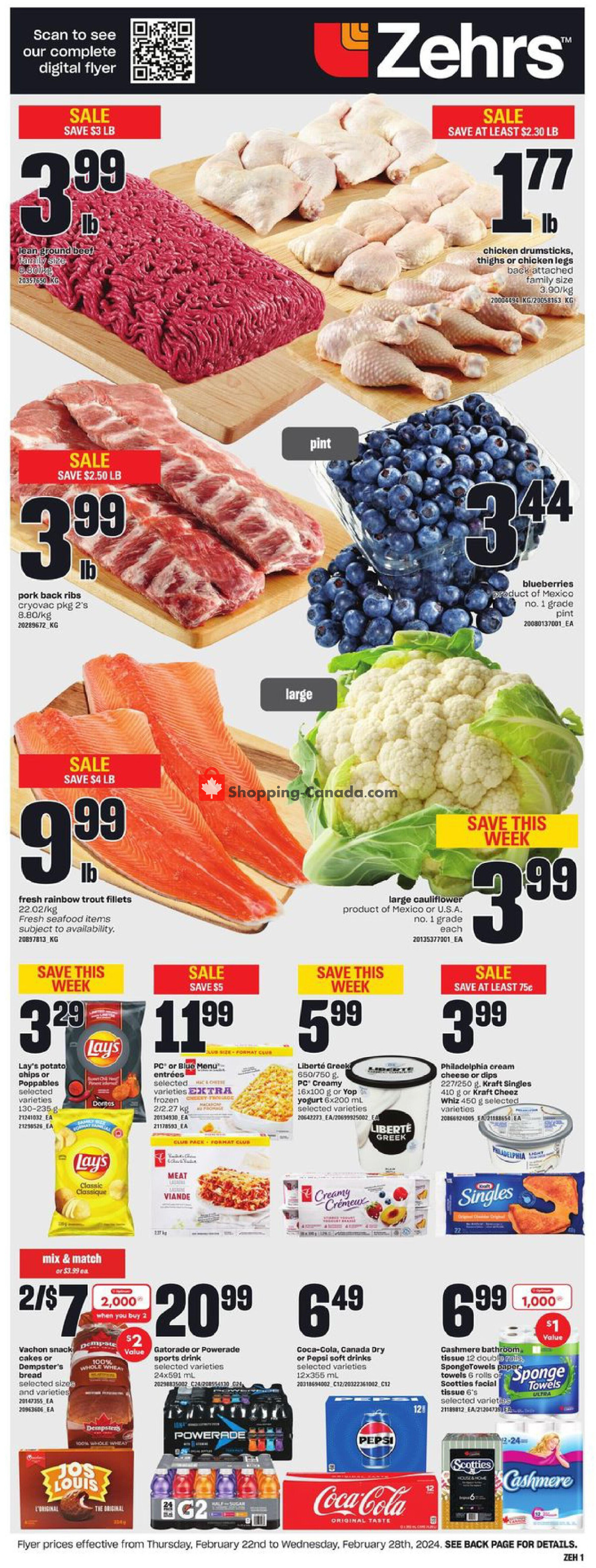 Zehrs flyer from Thursday February 22, 2024 to Wednesday February 28, 2024 - page 4