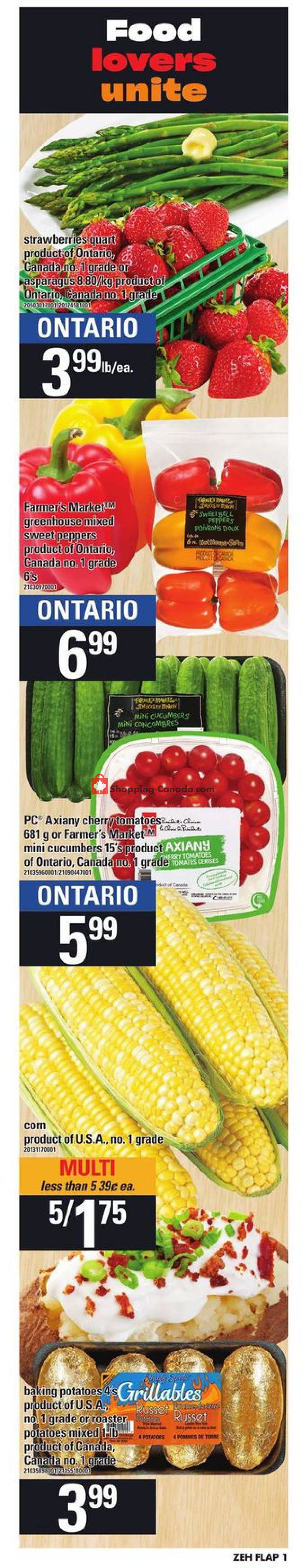 Zehrs flyer from Thursday June 27, 2019 to Wednesday July 3, 2019 - page 1