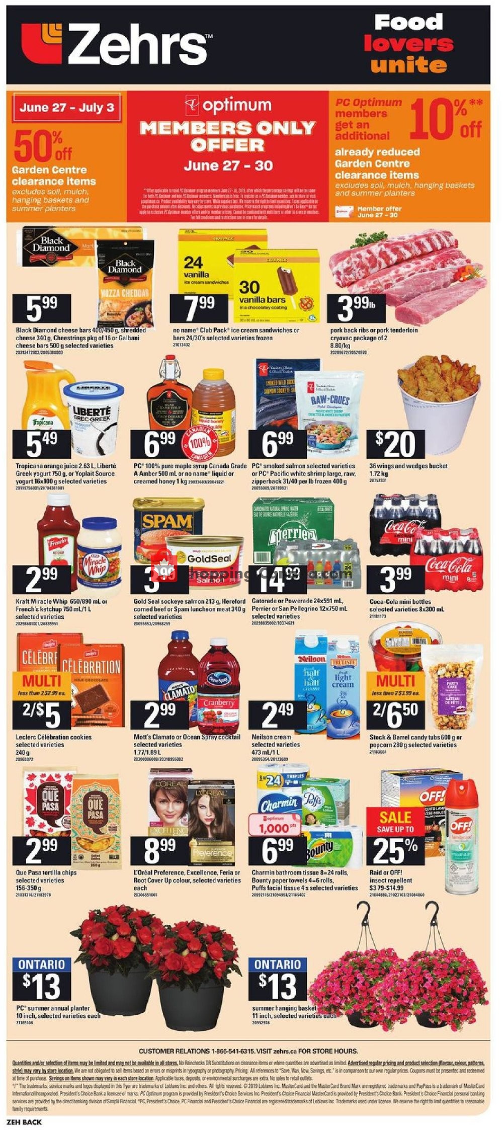 Zehrs flyer from Thursday June 27, 2019 to Wednesday July 3, 2019 - page 18