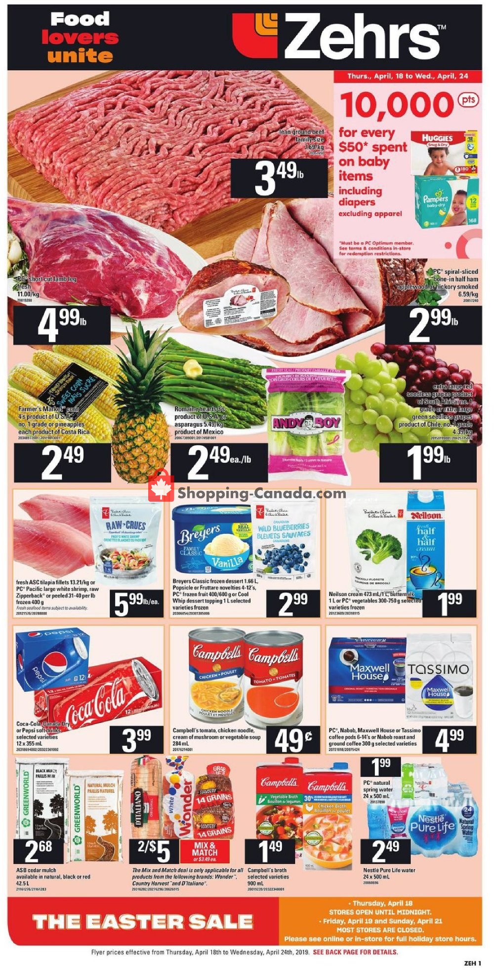 Zehrs flyer from Thursday April 18, 2019 to Wednesday April 24, 2019 - page 3